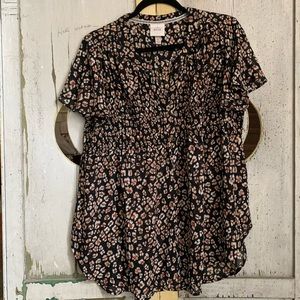 Knox Rose Women’s Short Sleeve Blouse